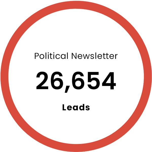 Political Newsletter Leads