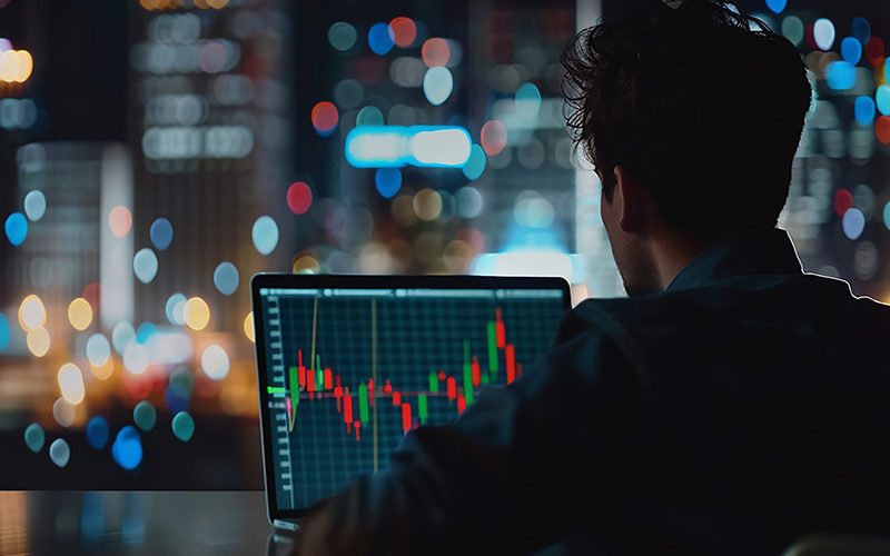 man-is-looking-graph-that-has-word-graph-it
